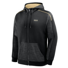 New Orleans Saints Checkdown Pass Full-Zip Hoodie Black | Fanatics
