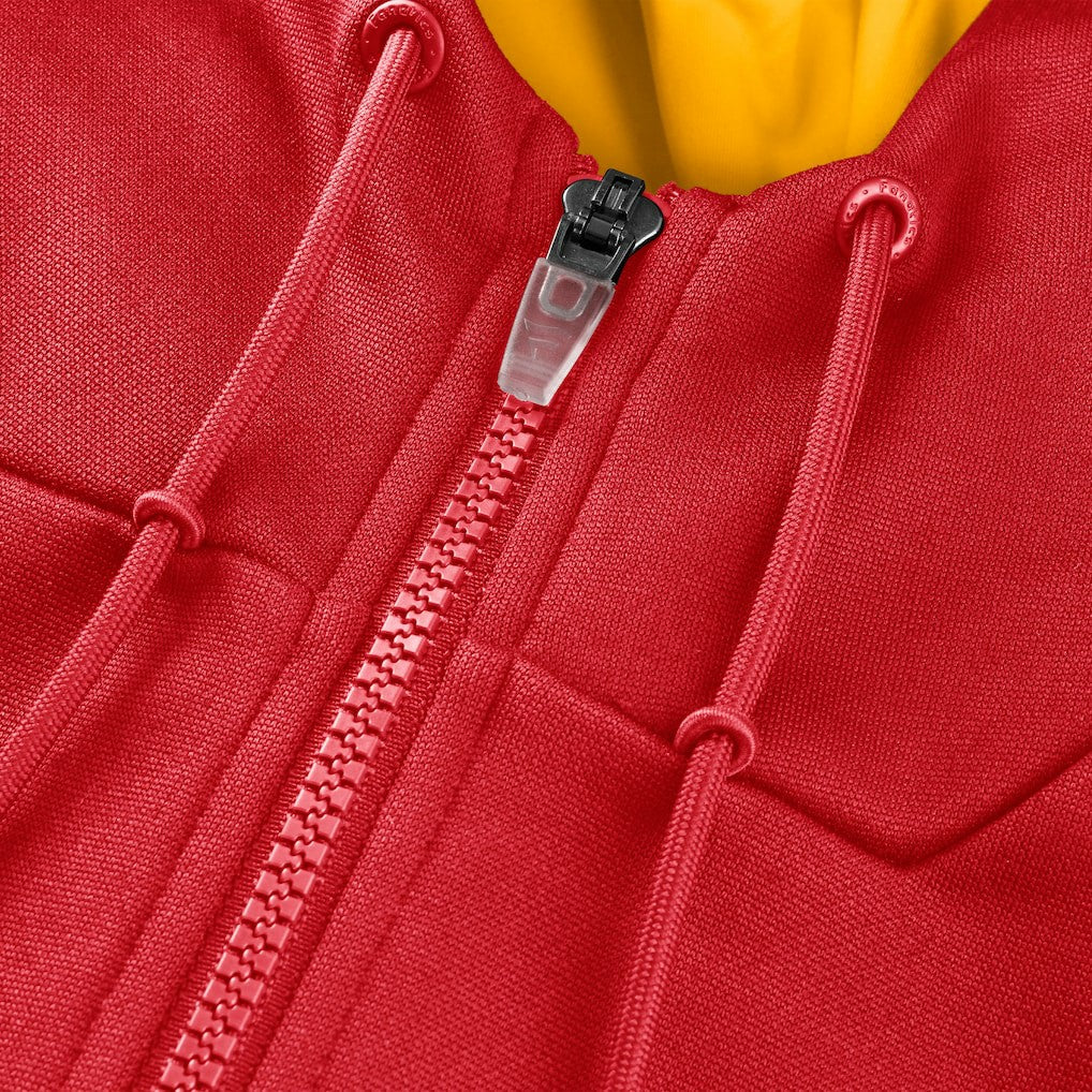 Kansas City Chiefs Checkdown Pass Full-Zip Hoodie Red | Fanatics