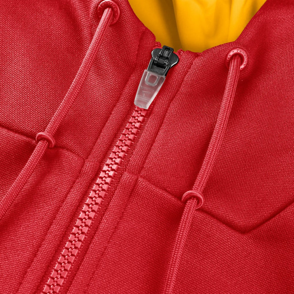 Kansas City Chiefs Checkdown Pass Full-Zip Hoodie Red | Fanatics