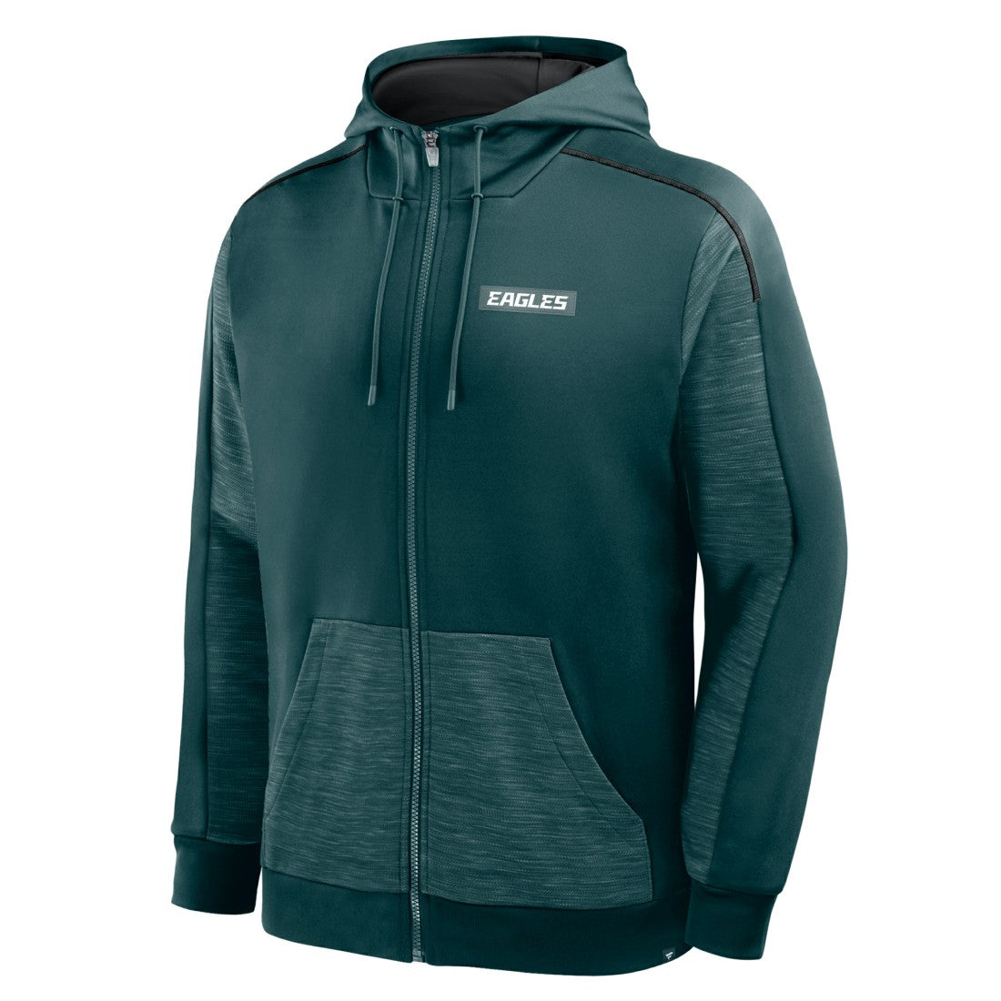 Philadelphia Eagles Checkdown Pass Full-Zip Hoodie Midnight Green | Fanatics
