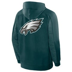 Philadelphia Eagles Checkdown Pass Full-Zip Hoodie Midnight Green | Fanatics