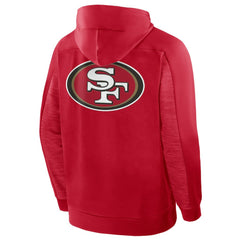 San Francisco 49ers Checkdown Pass Full-Zip Hoodie Scarlet | Fanatics