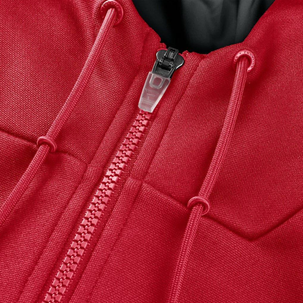 San Francisco 49ers Checkdown Pass Full-Zip Hoodie Scarlet | Fanatics