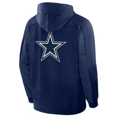 Dallas Cowboys Checkdown Pass Full-Zip Hoodie Navy | Fanatics