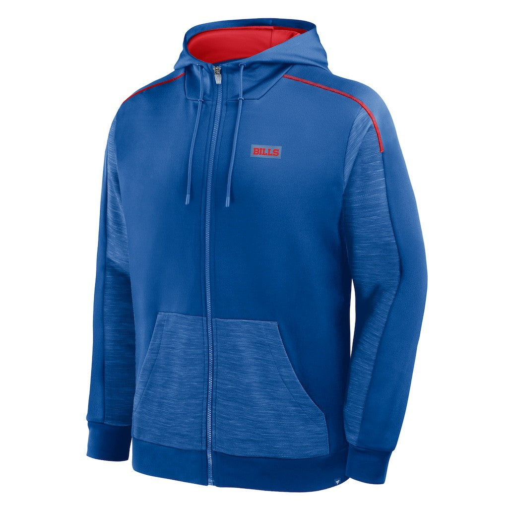 Buffalo Bills Checkdown Pass Full-Zip Hoodie Royal | Fanatics
