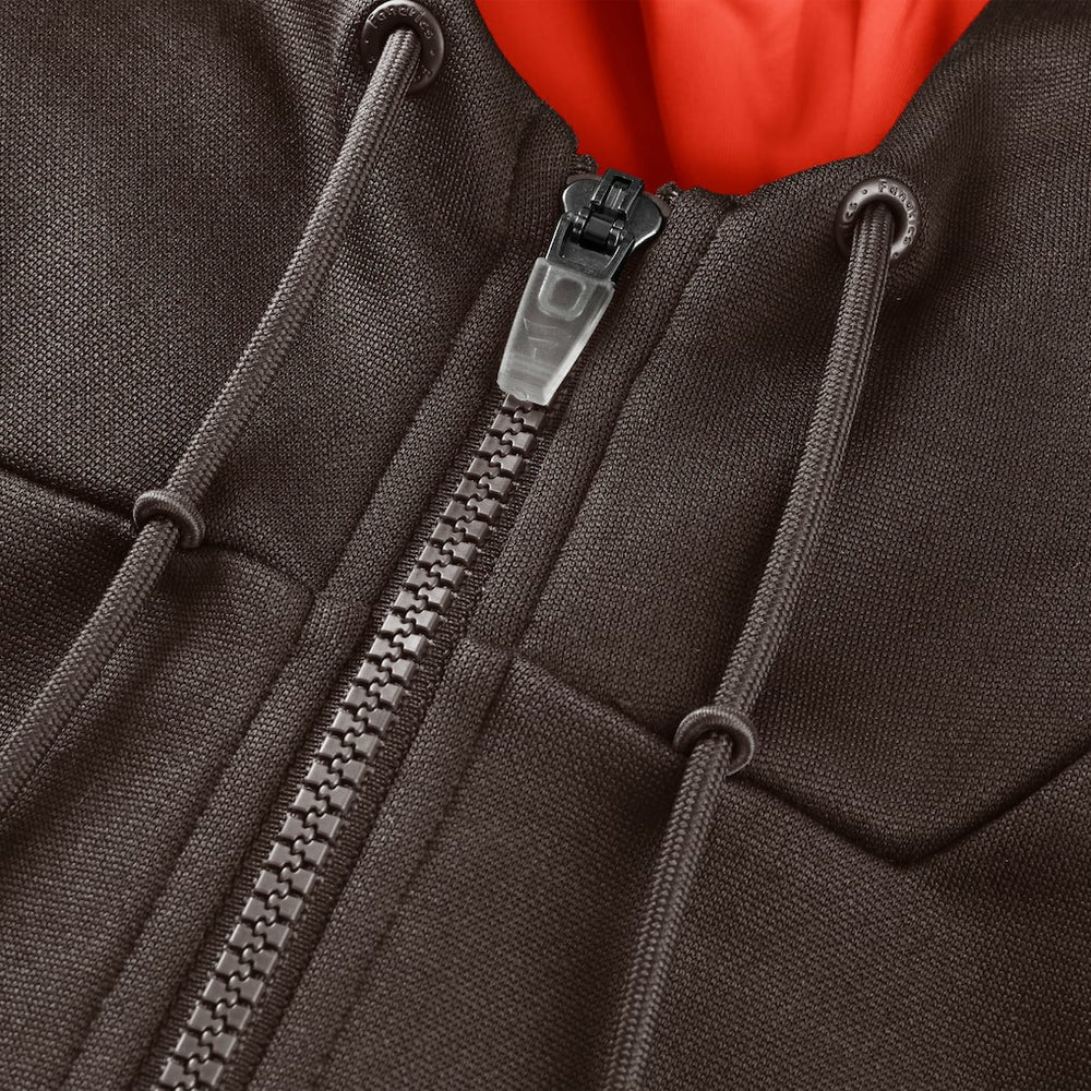 Cleveland Browns Checkdown Pass Full-Zip Hoodie Brown | Fanatics