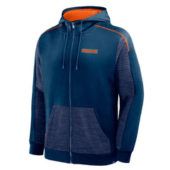 Chicago Bears Checkdown Pass Full-Zip Hoodie Navy | Fanatics
