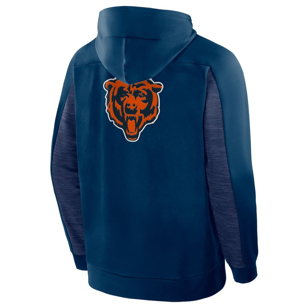 Chicago Bears Checkdown Pass Full-Zip Hoodie Navy | Fanatics