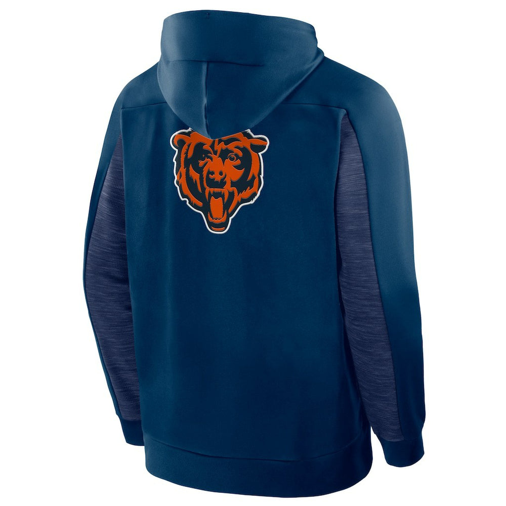 Chicago Bears Checkdown Pass Full-Zip Hoodie Navy | Fanatics