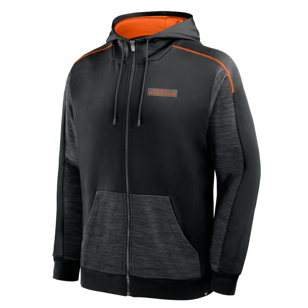Cincinnati Bengals Checkdown Pass Full-Zip Hoodie Black | Fanatics