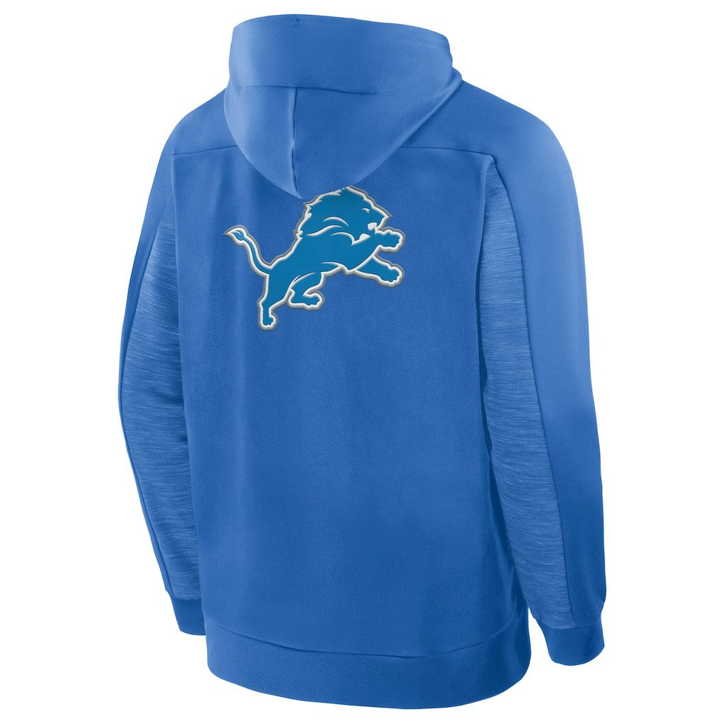 Detroit Lions Checkdown Pass Full-Zip Hoodie Blue | Fanatics