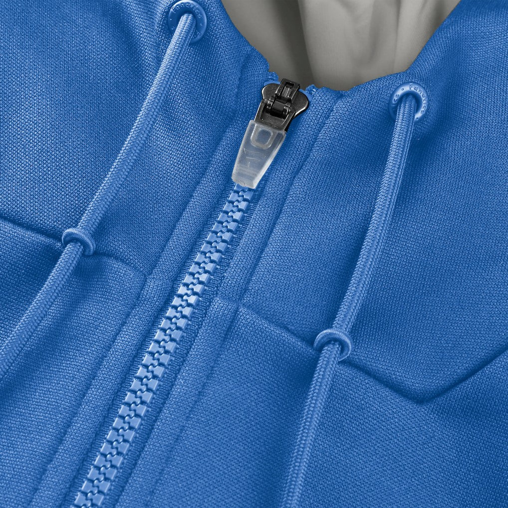 Detroit Lions Checkdown Pass Full-Zip Hoodie Blue | Fanatics