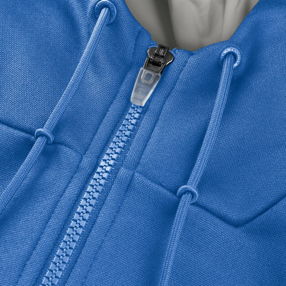 Detroit Lions Checkdown Pass Full-Zip Hoodie Blue | Fanatics