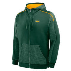 Green Bay Packers Checkdown Pass Full-Zip Hoodie Green | Fanatics