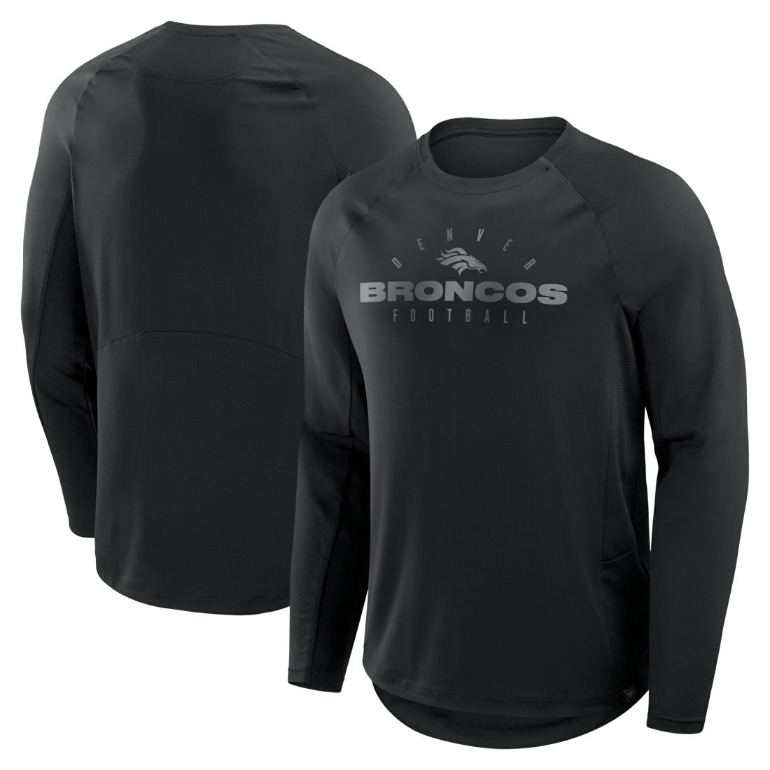 Denver Broncos Coverage Scheme Long Sleeve T-Shirt Black | Fanatics