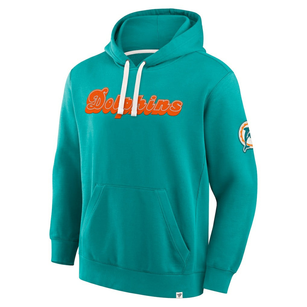 Miami Dolphins New Horizons Heritage Pullover Hoodie Aqua | Fanatics