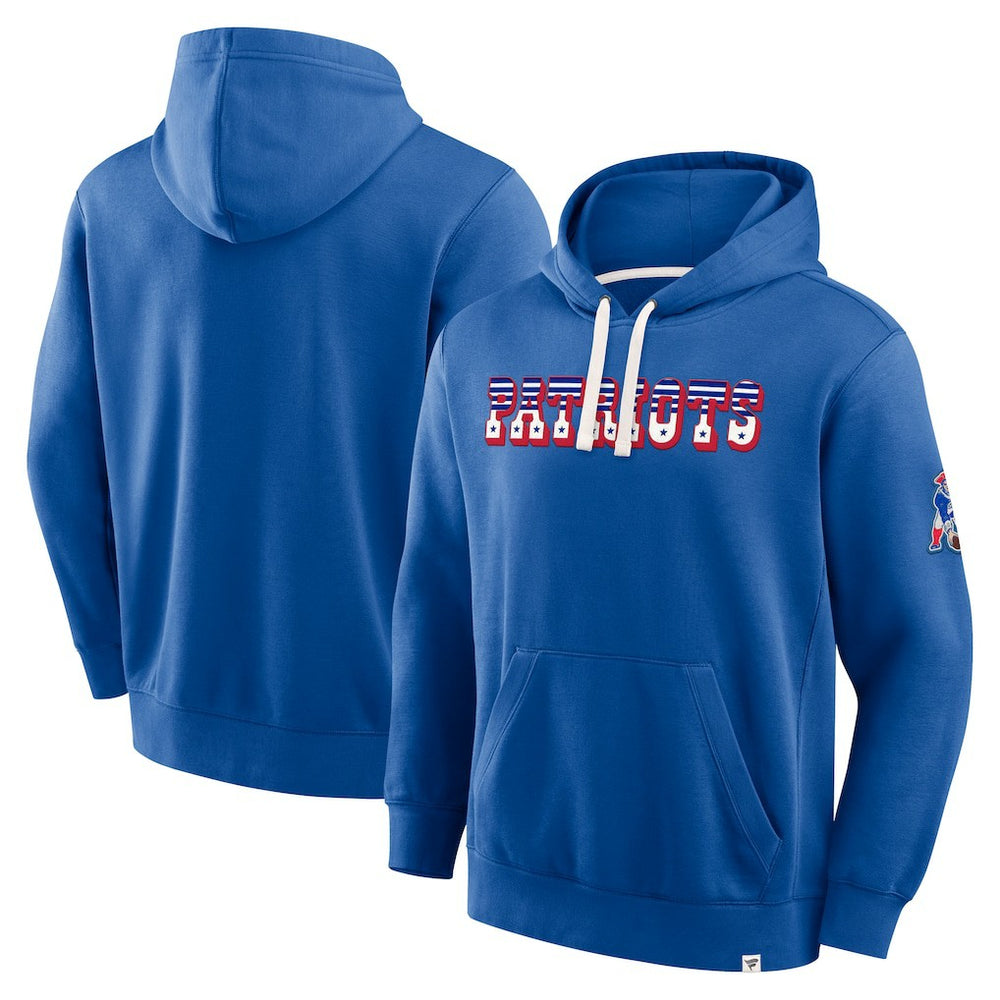 New England Patriots New Horizons Heritage Pullover Hoodie Royal | Fanatics