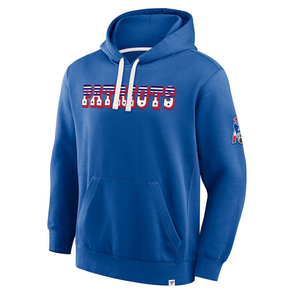 New England Patriots New Horizons Heritage Pullover Hoodie Royal | Fanatics