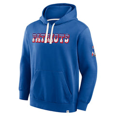 New England Patriots New Horizons Heritage Pullover Hoodie Royal | Fanatics