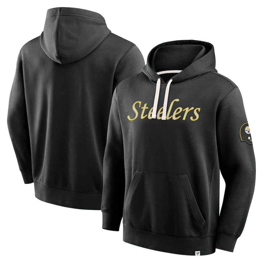 Pittsburgh Steelers New Horizons Heritage Pullover Hoodie Black | Fanatics