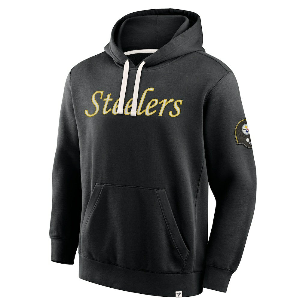 Pittsburgh Steelers New Horizons Heritage Pullover Hoodie Black | Fanatics