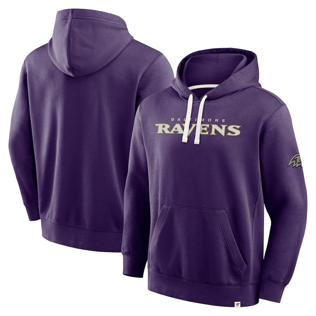 Baltimore Ravens New Horizons Heritage Pullover Hoodie Purple | Fanatics