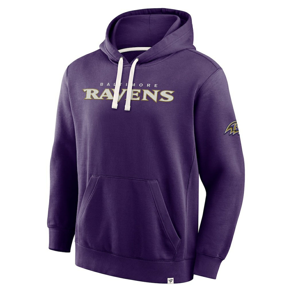 Baltimore Ravens New Horizons Heritage Pullover Hoodie Purple | Fanatics