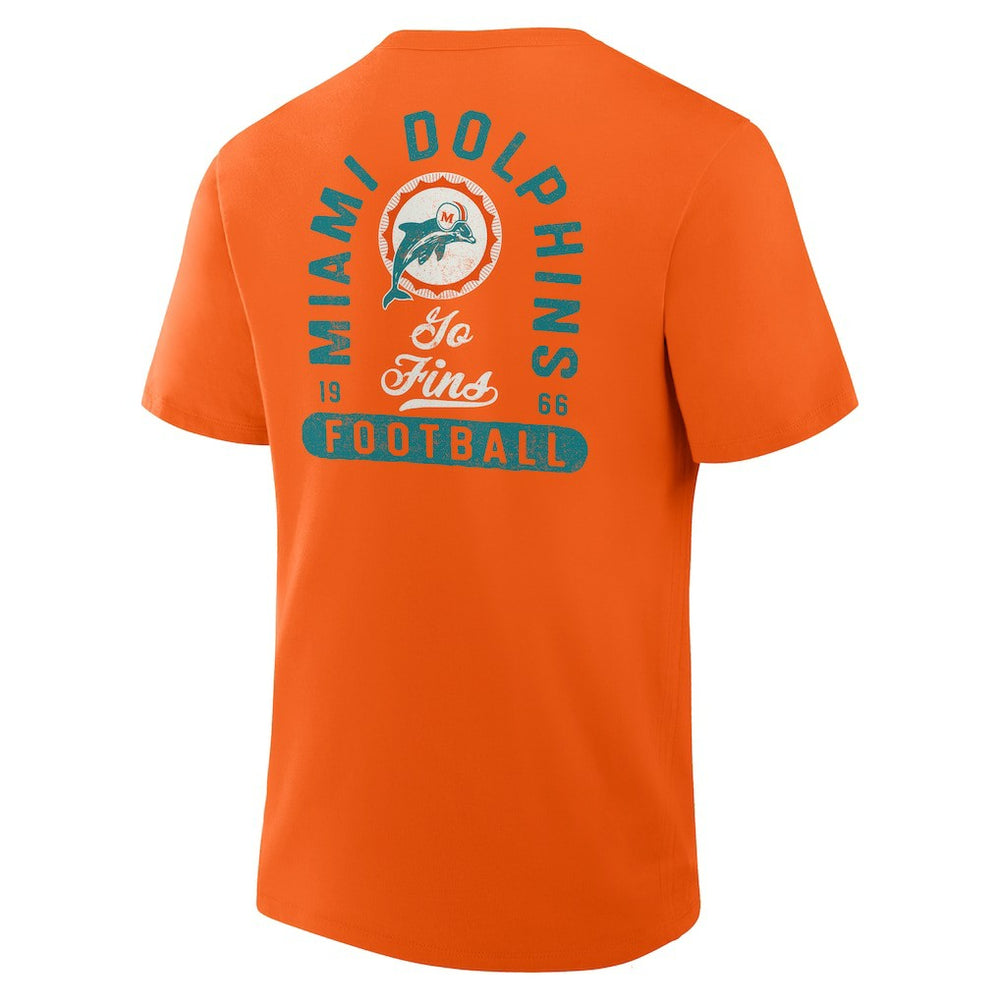Miami Dolphins Fluid Motion Legacy T-Shirt Orange | Fanatics