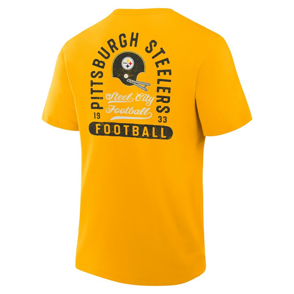 Pittsburgh Steelers Fluid Motion Legacy T-Shirt Gold | Fanatics