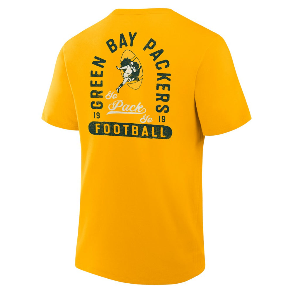 Green Bay Packers Fluid Motion Legacy T-Shirt Gold | Fanatics