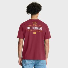 Washington Commanders Passing Pocket Legacy T-Shirt Burgundy | Fanatics