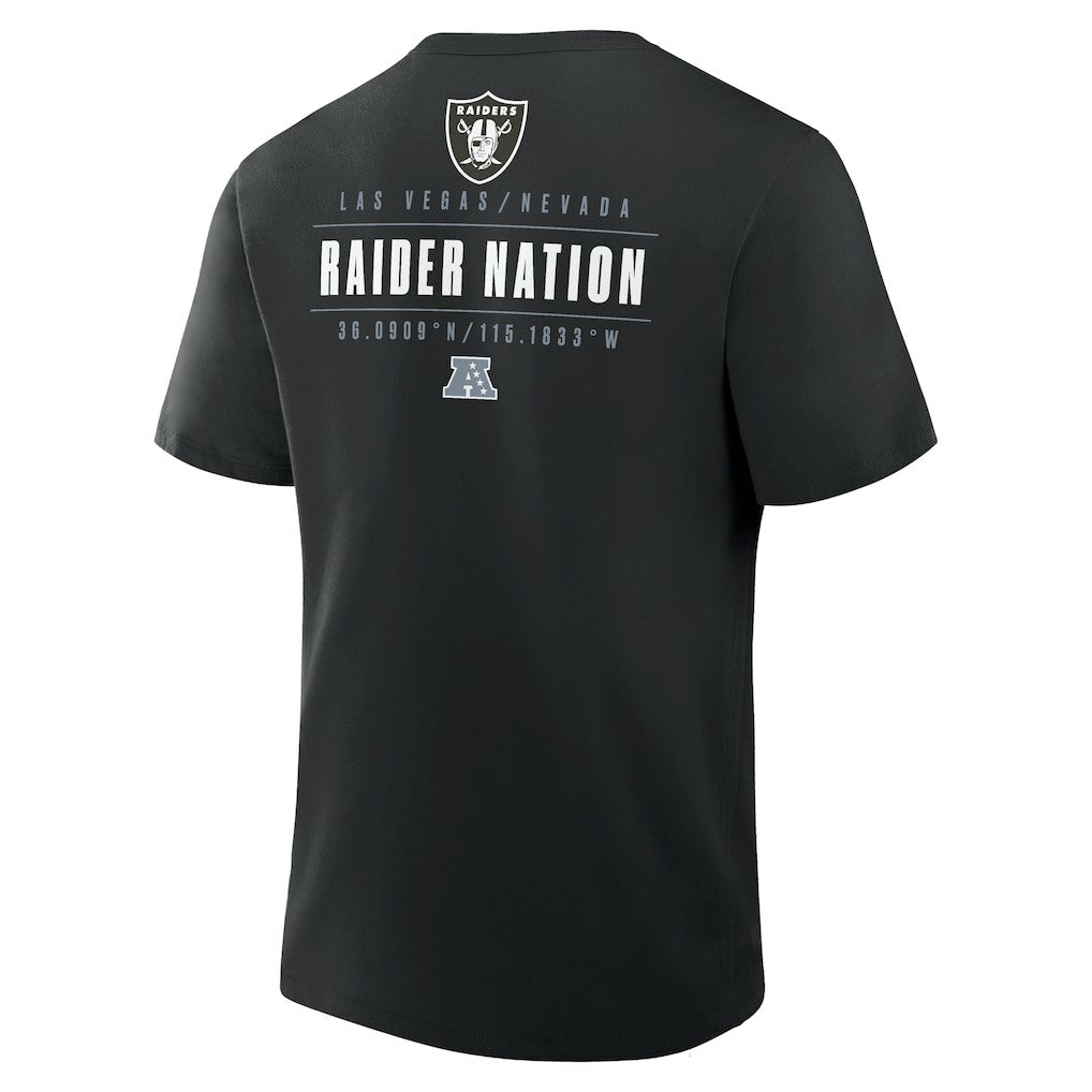 Las Vegas Raiders Passing Pocket Legacy T-Shirt Black | Fanatics