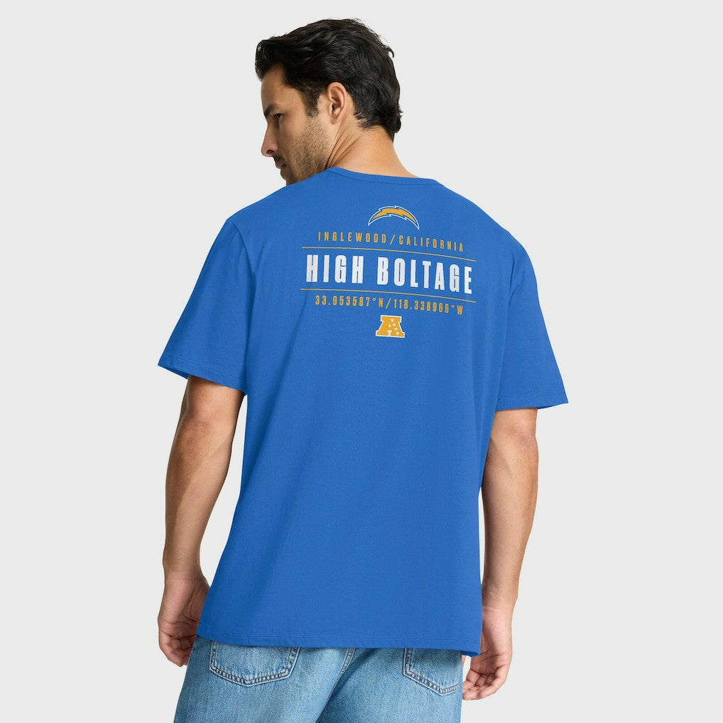Los Angeles Chargers Passing Pocket Legacy T-Shirt Powder Blue | Fanatics