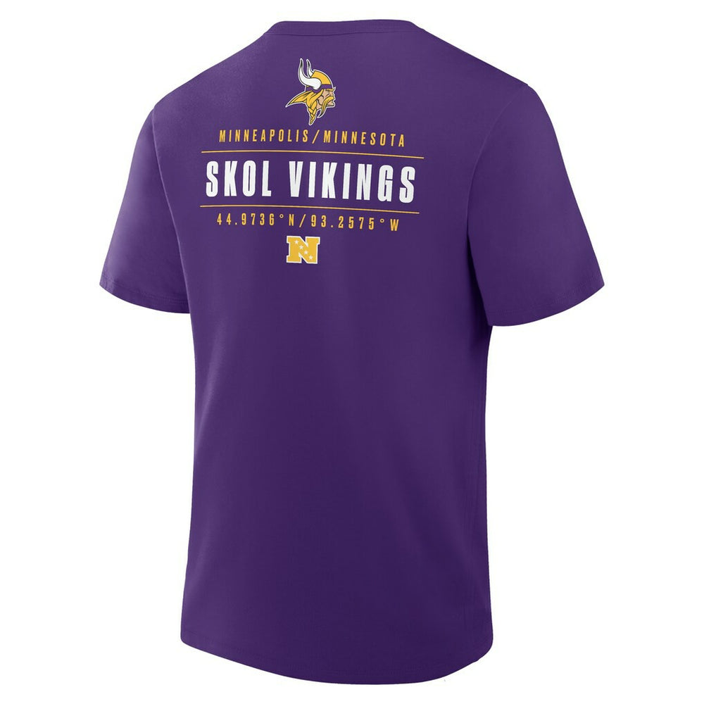 Minnesota Vikings Passing Pocket Legacy T-Shirt Purple | Fanatics