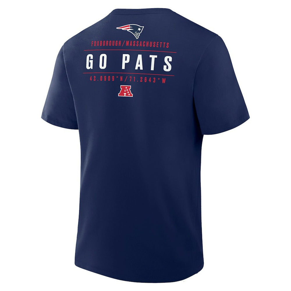 New England Patriots Passing Pocket Legacy T-Shirt Navy | Fanatics