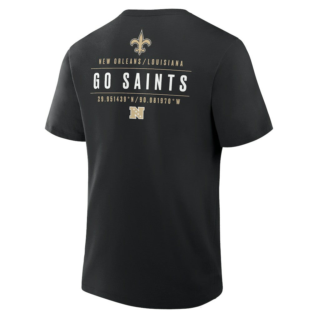 New Orleans Saints Passing Pocket Legacy T-Shirt Black | Fanatics