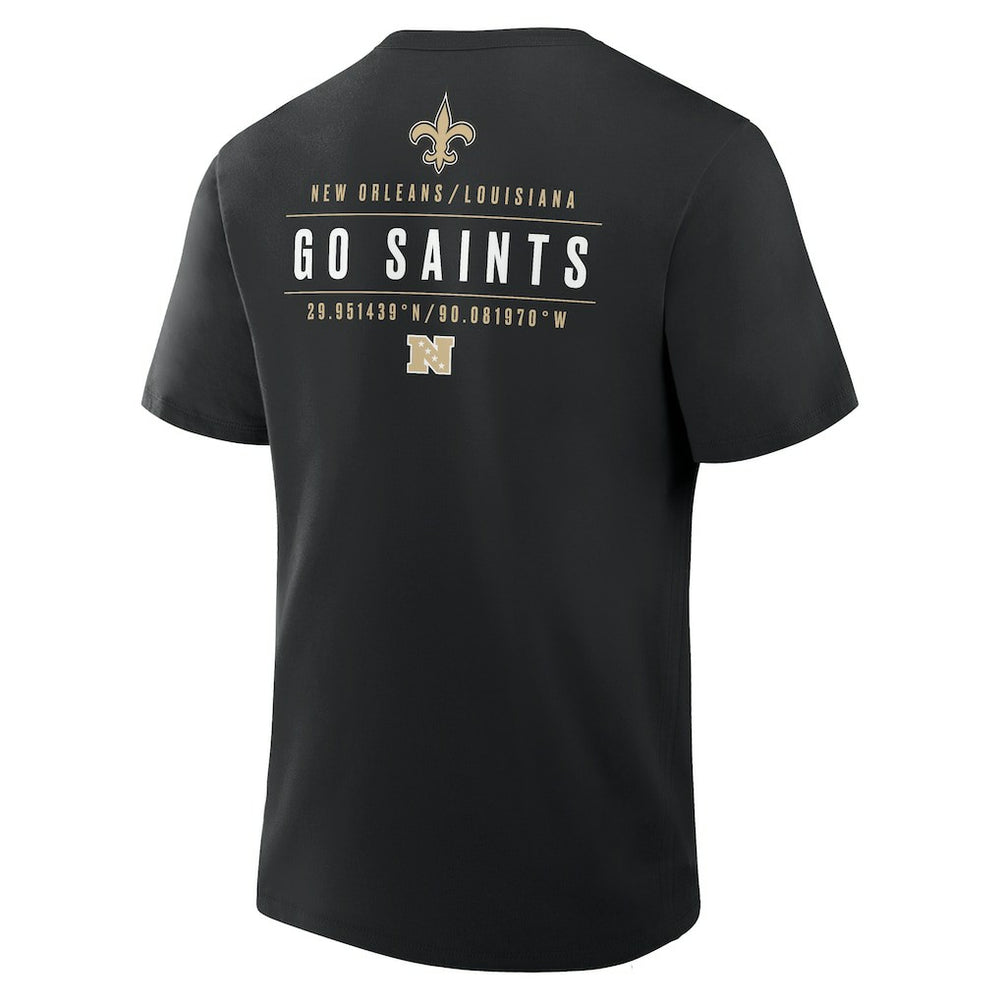 New Orleans Saints Passing Pocket Legacy T-Shirt Black | Fanatics