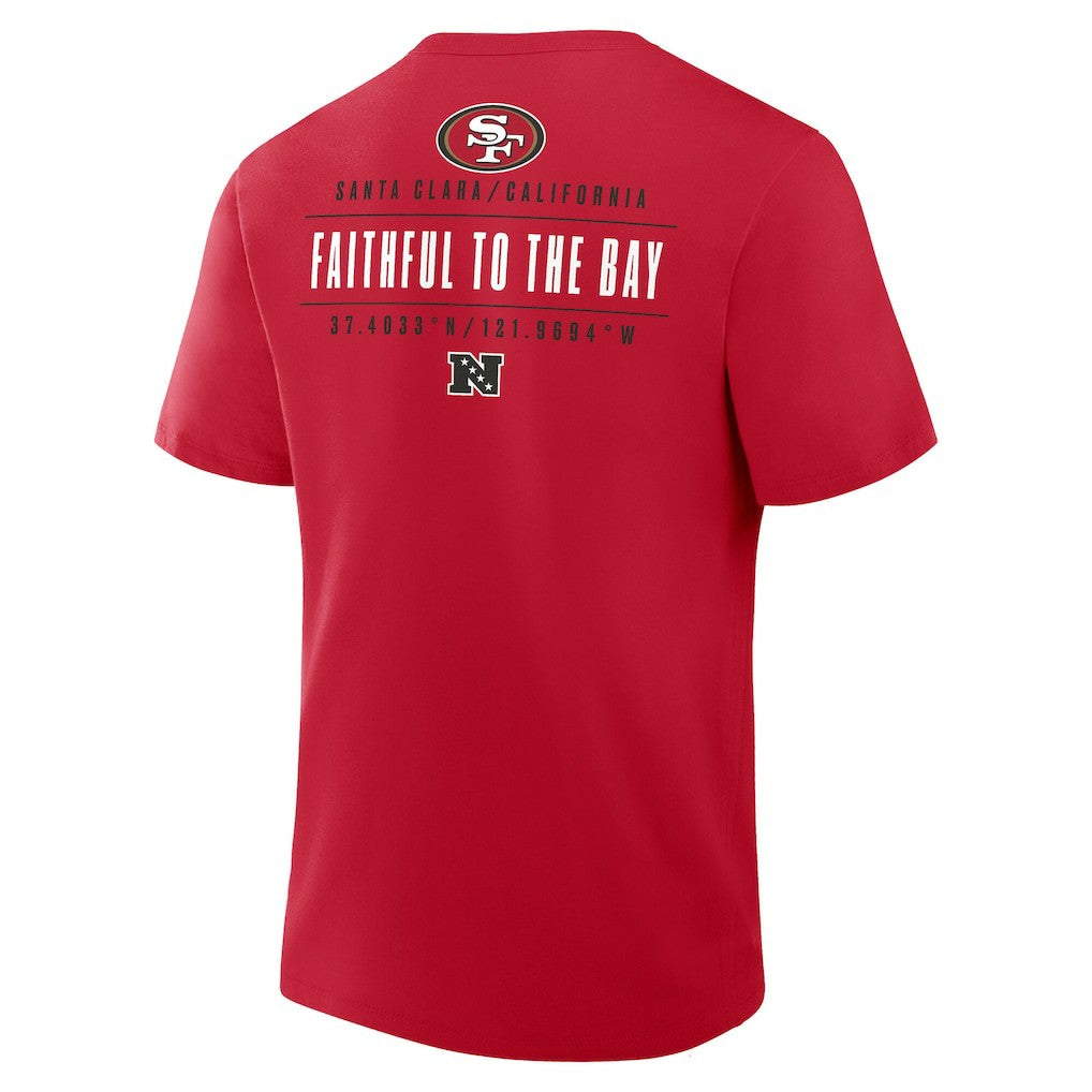 San Francisco 49ers Passing Pocket Legacy T-Shirt Scarlet | Fanatics