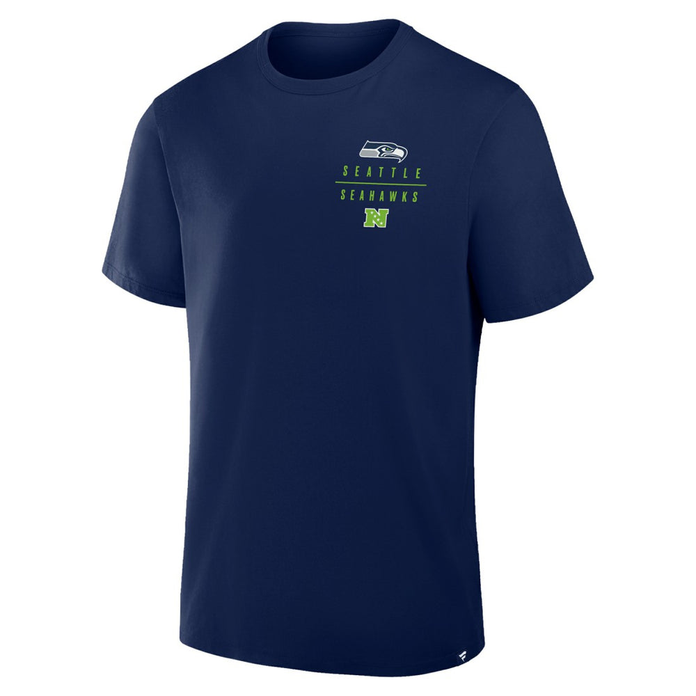 Seattle Seahawks Passing Pocket Legacy T-Shirt College Navy | Fanatics
