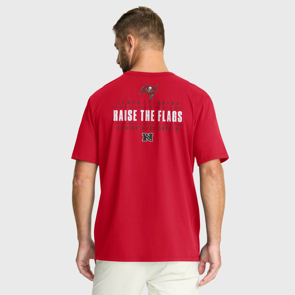 Tampa Bay Buccaneers Passing Pocket Legacy T-Shirt Red | Fanatics