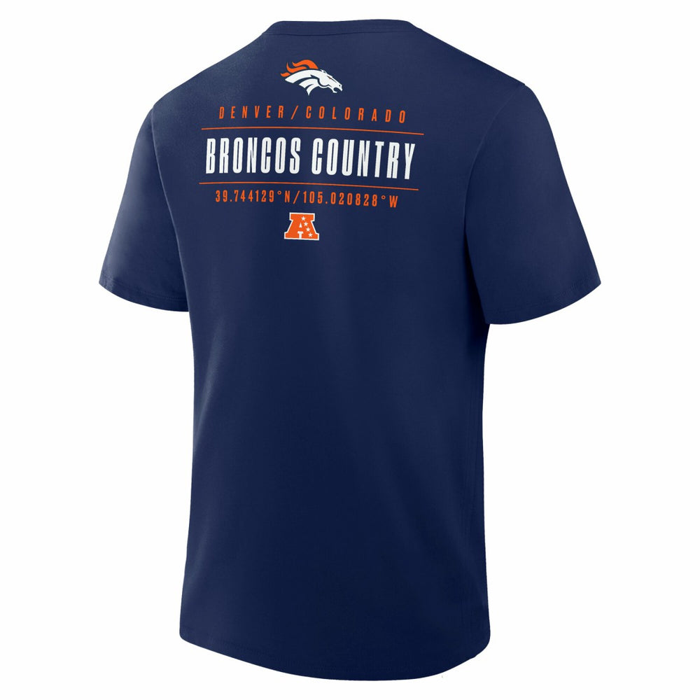 Denver Broncos Passing Pocket Legacy T-Shirt Navy | Fanatics