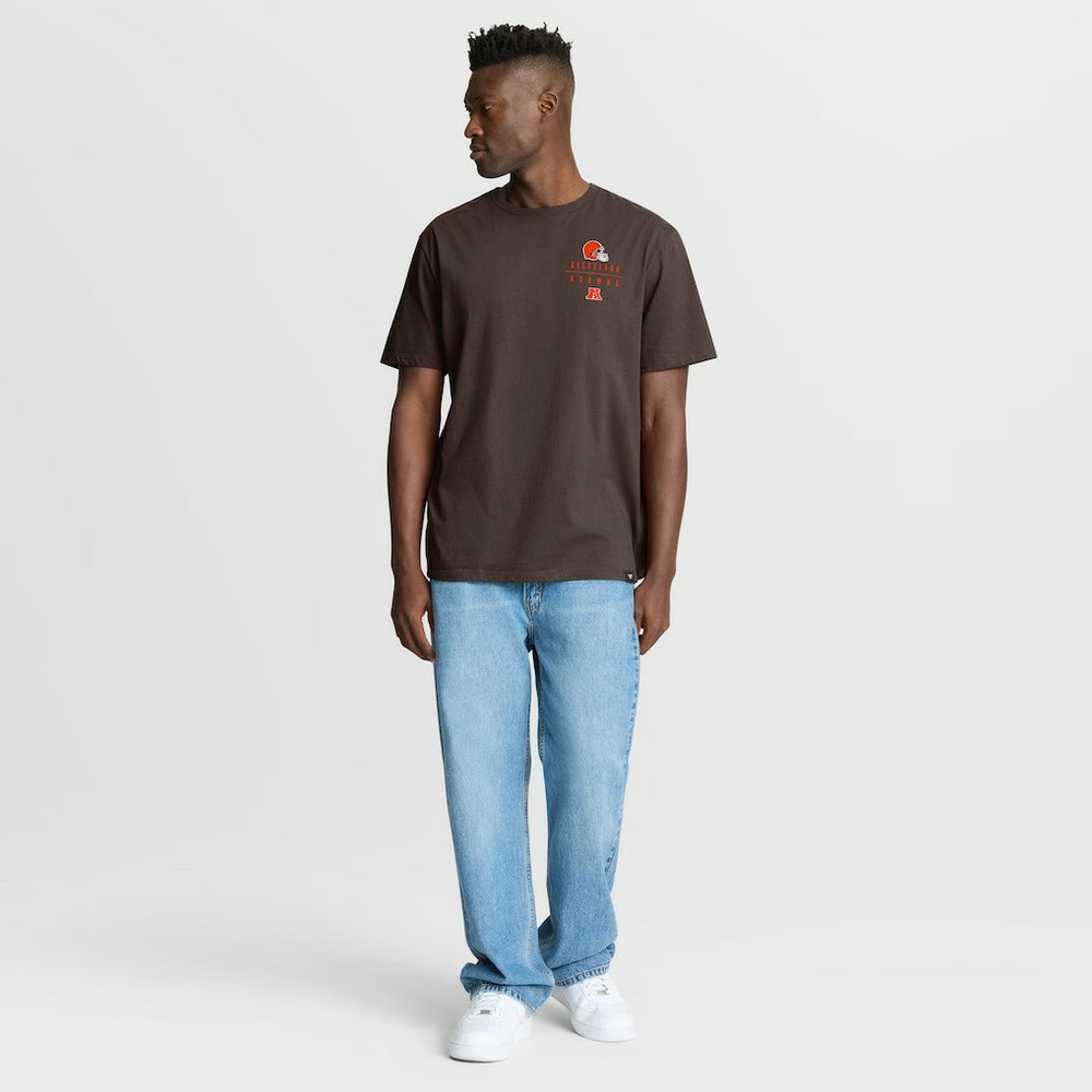 Cleveland Browns Passing Pocket Legacy T-Shirt Brown | Fanatics