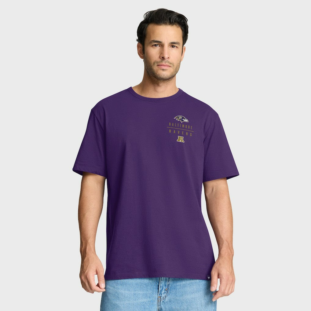 Baltimore Ravens Passing Pocket Legacy T-Shirt Purple | Fanatics