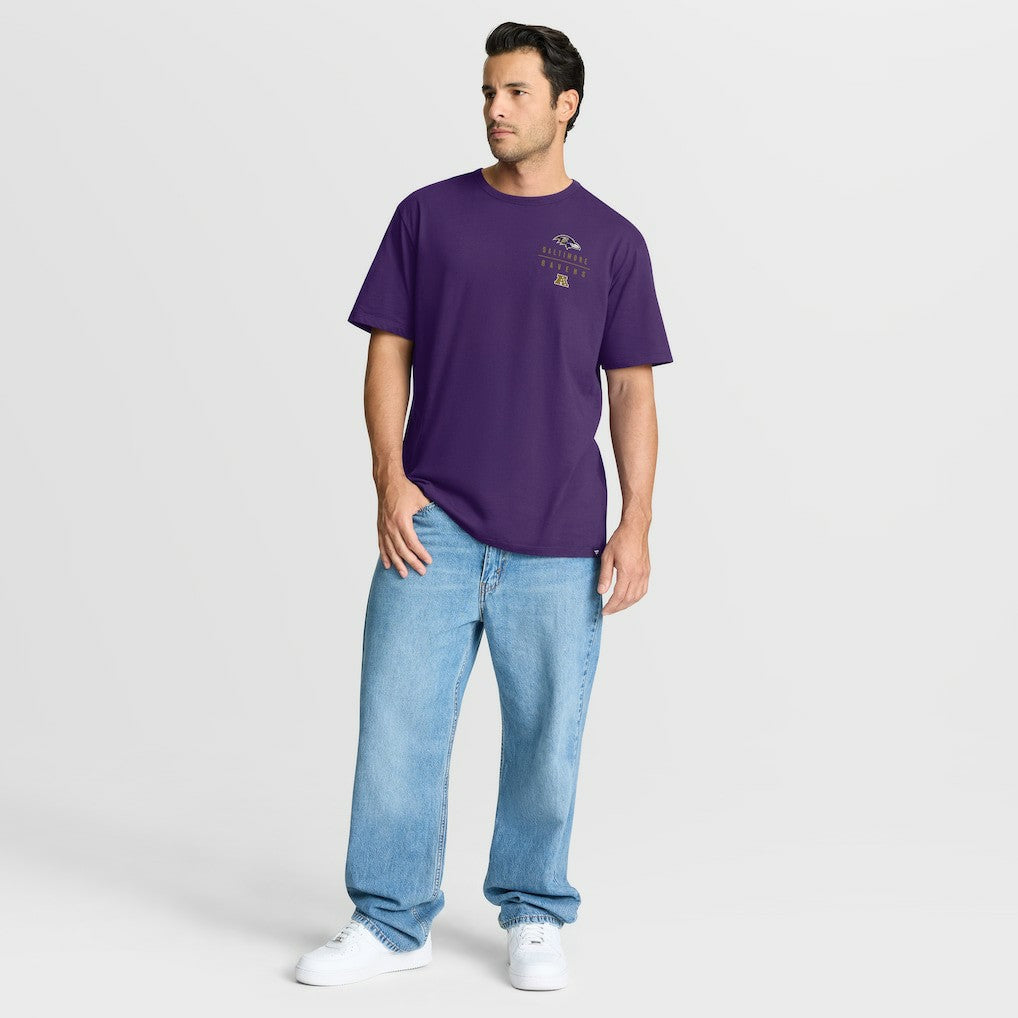 Baltimore Ravens Passing Pocket Legacy T-Shirt Purple | Fanatics