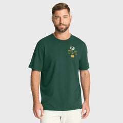 Green Bay Packers Passing Pocket Legacy T-Shirt Green | Fanatics