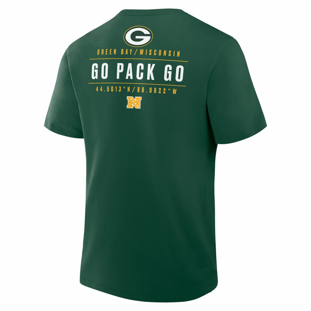 Green Bay Packers Passing Pocket Legacy T-Shirt Green | Fanatics