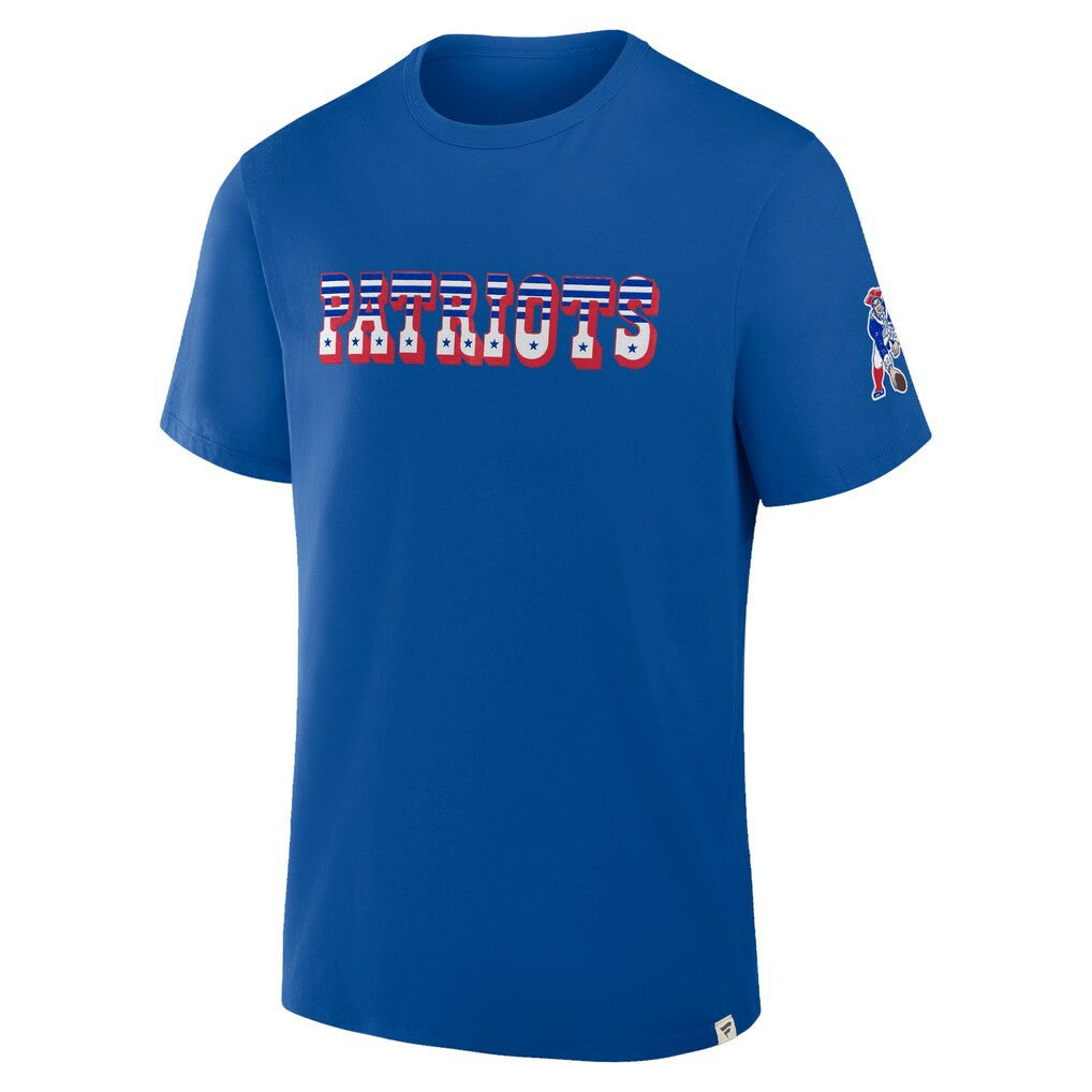 New England Patriots Elevated Classic Legacy T-Shirt Royal | Fanatics