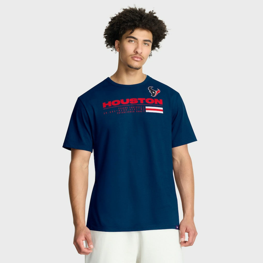 Houston Texans Chop Block Legacy T-Shirt Navy | Fanatics