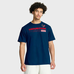 Houston Texans Chop Block Legacy T-Shirt Navy | Fanatics