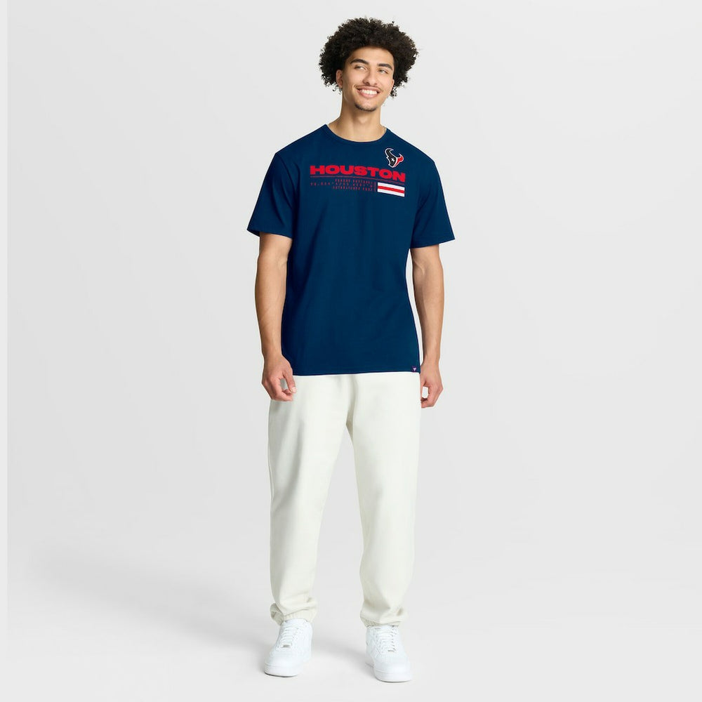 Houston Texans Chop Block Legacy T-Shirt Navy | Fanatics